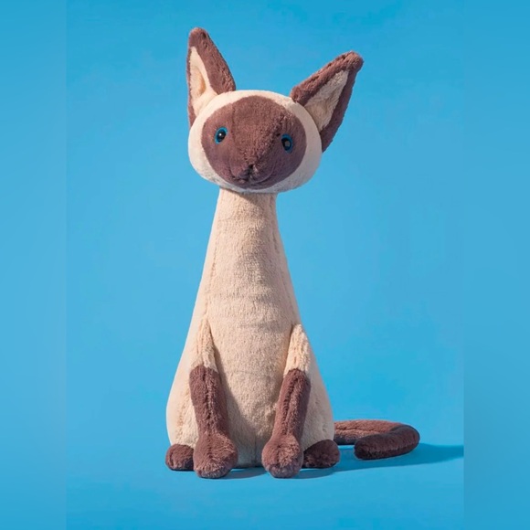 Jellycat Iris Siamese Cat Brand New with Tags (BNWT) - Picture 3 of 3